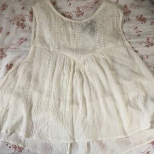 White forever 21  crop top